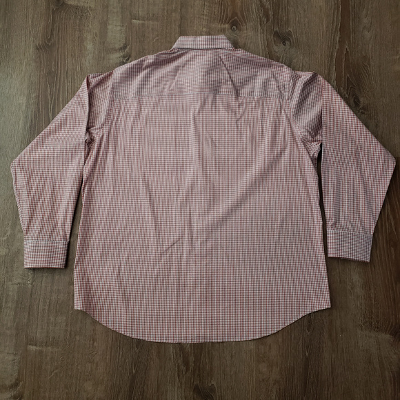 KENNETH COLE Long Sleeve Shirt Orange/grey XL - Picture 2 of 7